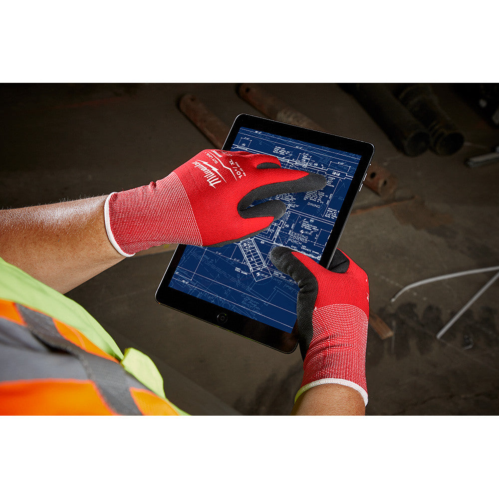 Milwaukee Cut Level 1 Nitrile Dipped Gloves - Alternate view 5