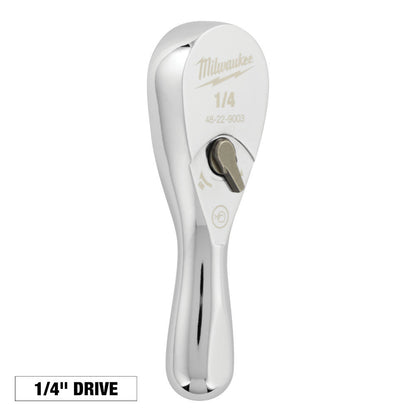Milwaukee 48-22-9003 1/4-inch Drive 3-inch Stubby Ratchet