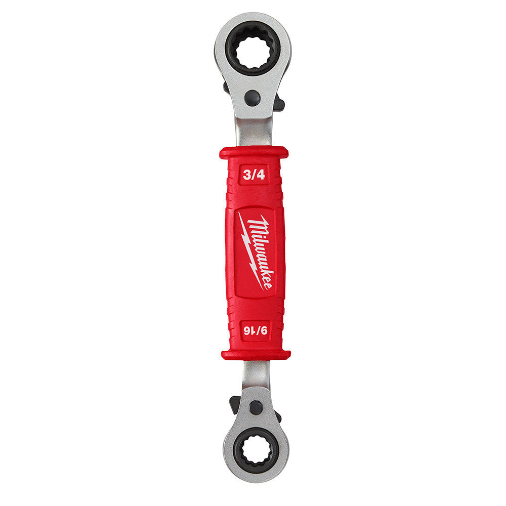 Milwaukee 48-22-9212 Lineman foots 4-In-1 Insulated Ratcheting Box Wrench