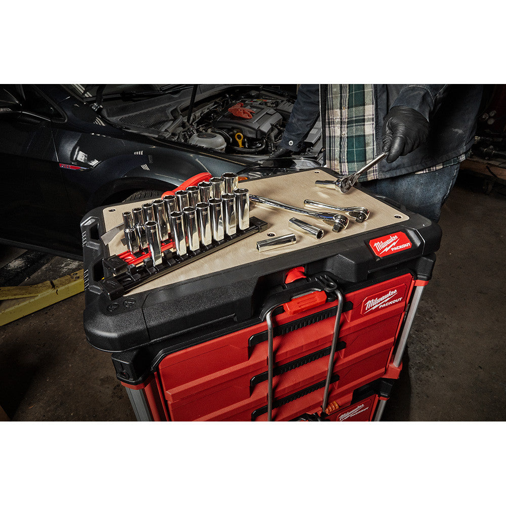 Milwaukee 48-22-9405 10pc SAE 3/8inch Drive Deep Well Socket Set