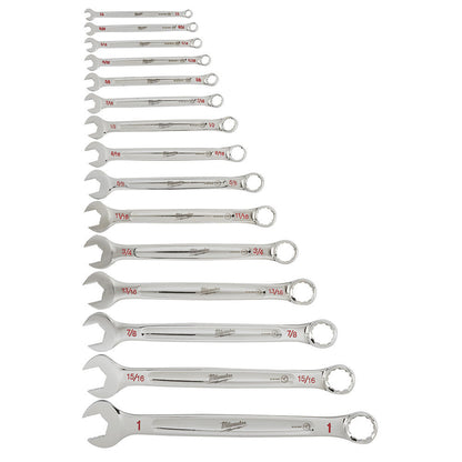 Milwaukee 48-22-9415 15pc SAE Combination Wrench Set