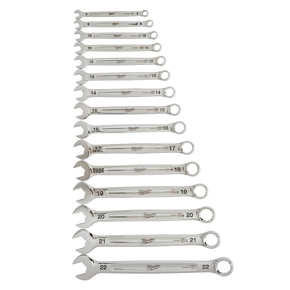 Milwaukee 48-22-9515 15pc Metric Combination Wrench Set