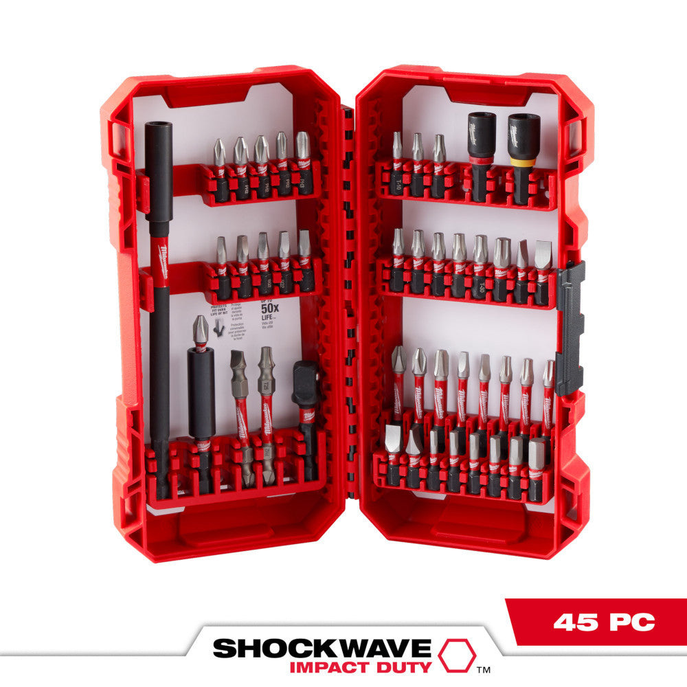 Milwaukee 48-32-4023 45pc SHOCKWAVE Impact Duty Driver Bit Set