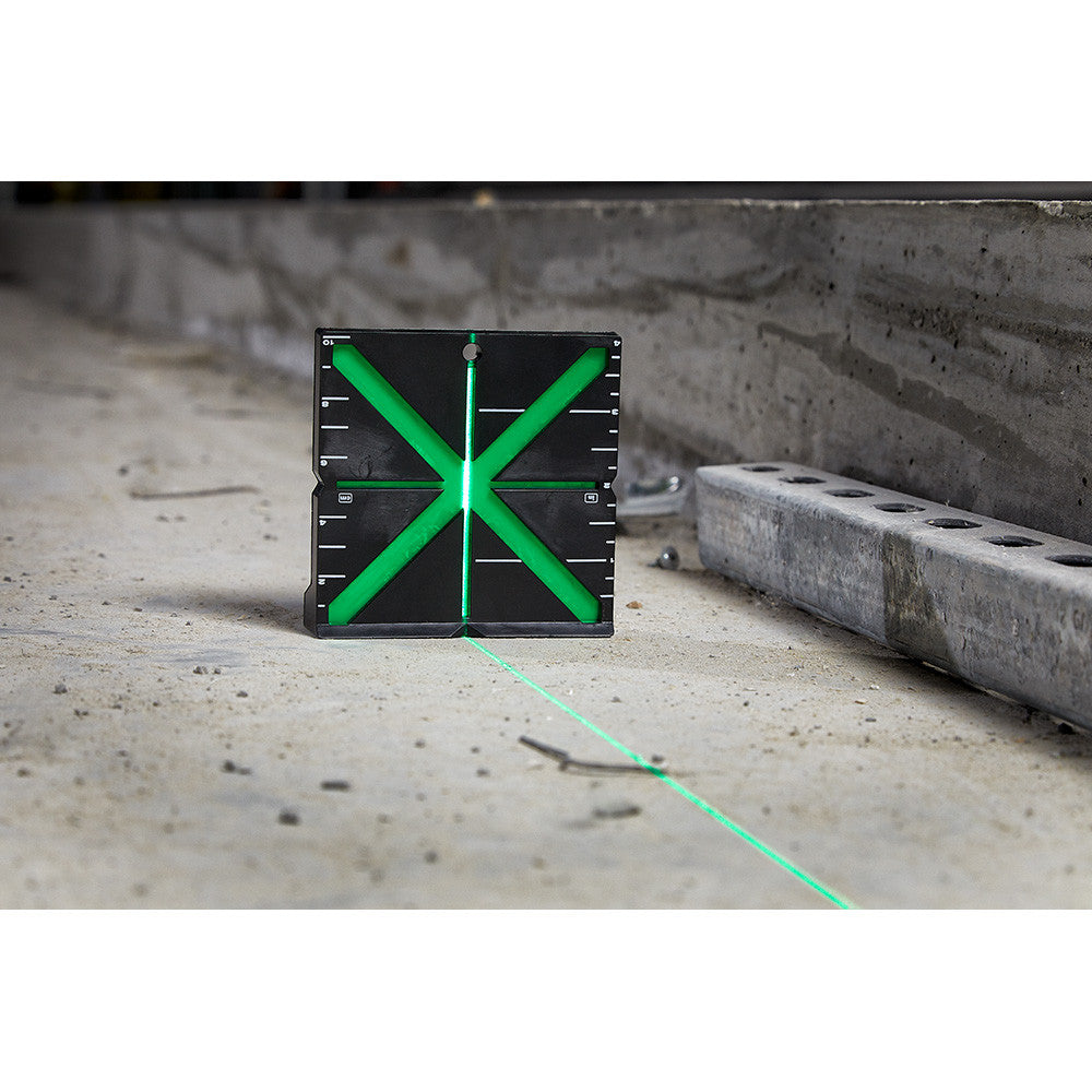 Milwaukee 48-35-1111 Responsive Laser Alignment Target aligning green laser (sold separately)
