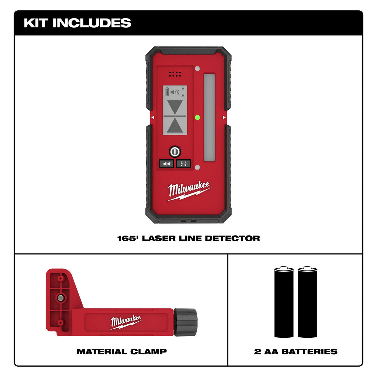 Milwaukee 48-35-1211 165 foot Laser Line Detector