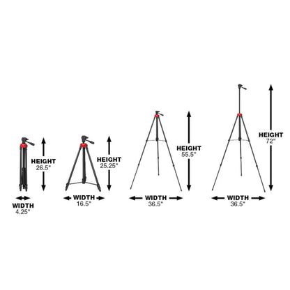 Milwaukee 48-35-1411 72 inch Adjustable Laser Level Tripod