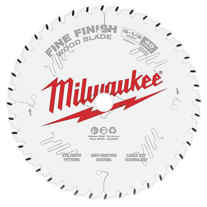 Milwaukee 48-40-0622 6-1/2-inch x 40T Fine Finish Wood Cutting Circular Saw Blade