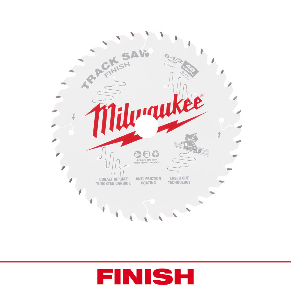Milwaukee 48-40-0625 6-1/2 inch 40T Finish Track Saw Blade