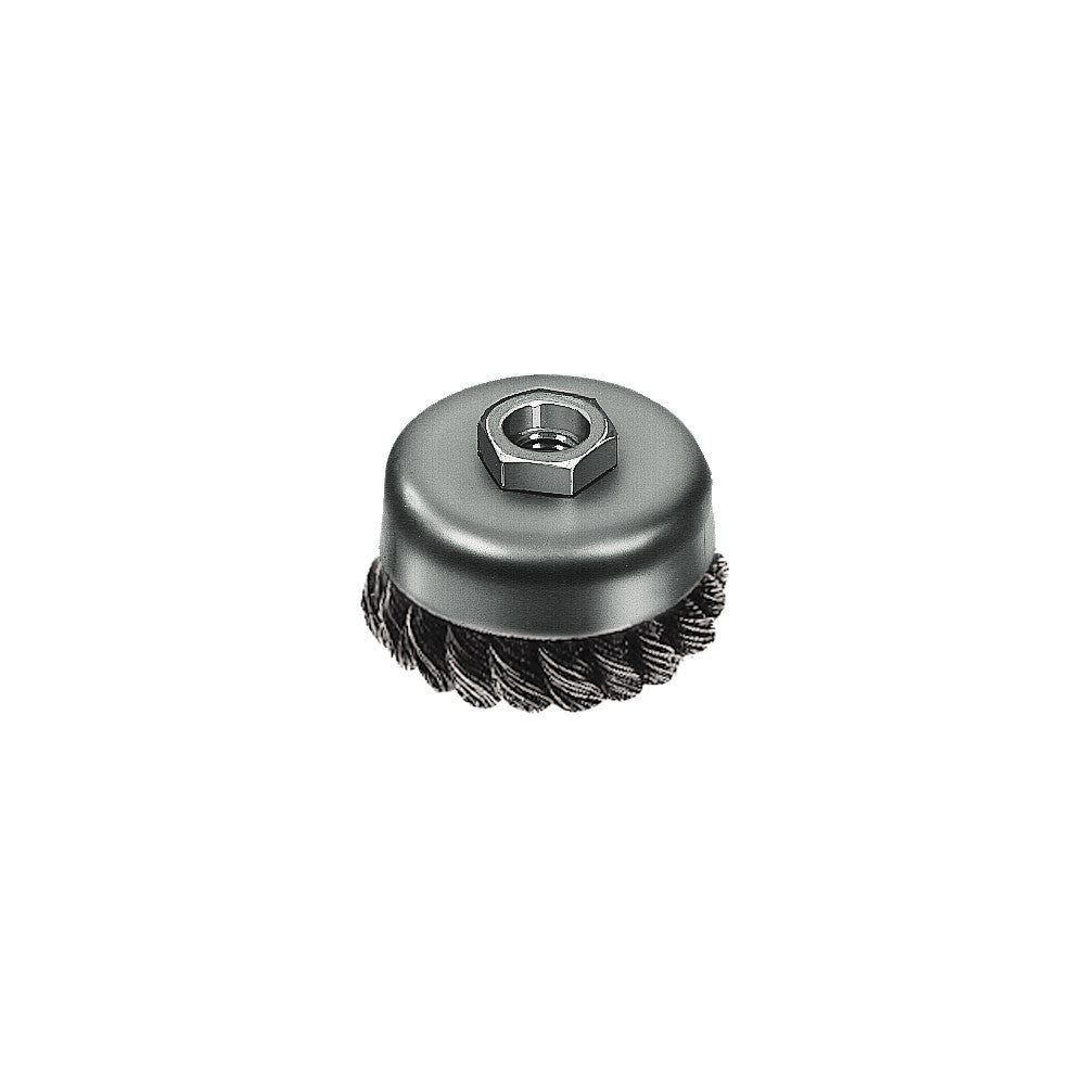 Milwaukee 48-52-5040 3-inch Carbon Steel Knot Wire Cup Brush