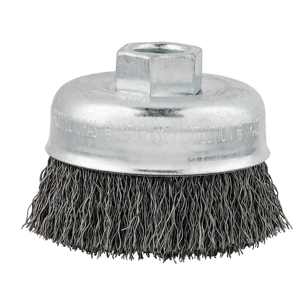 Milwaukee 48-52-5060 3-inch Carbon Steel Crimped Wire Cup Brush