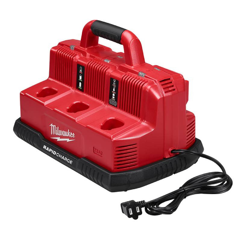 Milwaukee 48-59-1807 M18 / M12 6-Port Rapid Battery Charging Station