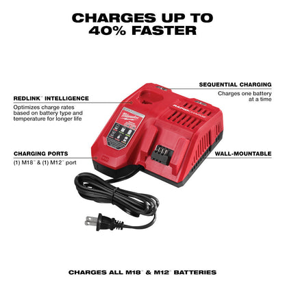 Milwaukee 48-59-1881 M18 REDLITHIUM FORGE XC8.0 Starter Kit