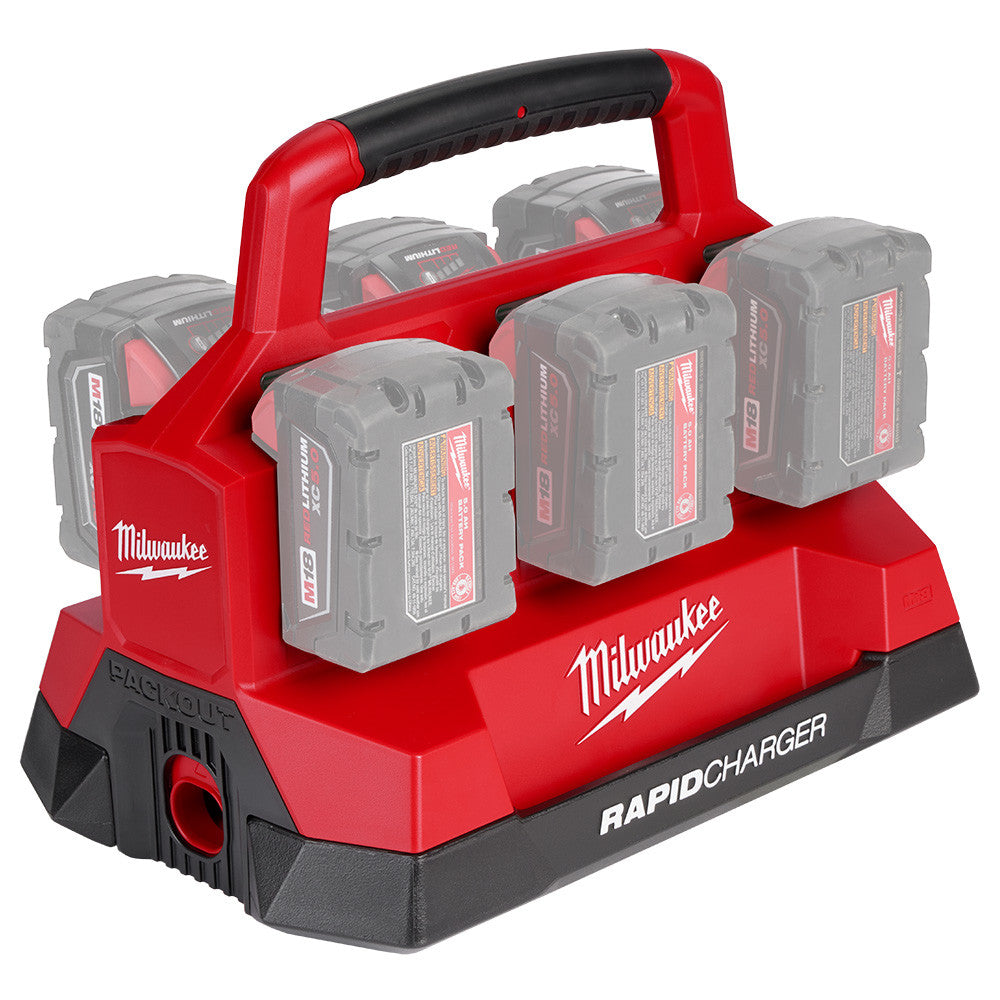 Milwaukee 48-59-1809 PACKOUT Six Bay Rapid Charger