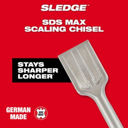 Milwaukee 48-62-4087 3 inch x 12 inch SDS MAX SLEDGE Scaling Chisel