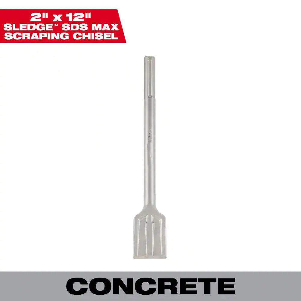 Milwaukee 48-62-4085 2 Inch x 12 Inch SDS MAX Scaling Chisel