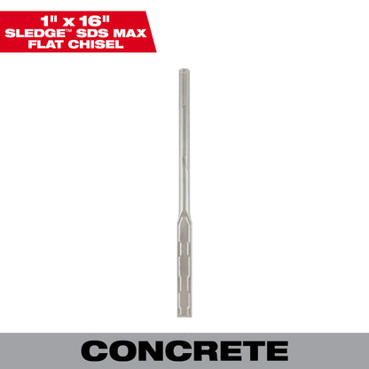 Milwaukee 48-62-4252 1 inch x 16 inch SDS MAX SLEDGE Flat Chisel