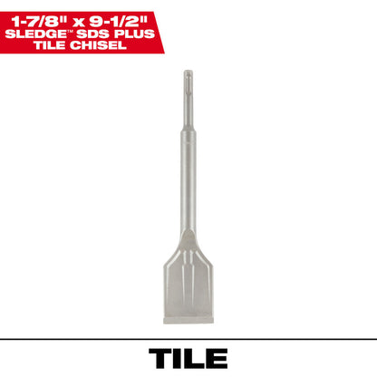 Milwaukee 48-62-6030 1-7/8 inch x 9-1/2 inch SDS PLUS SLEDGE Tile Chisel