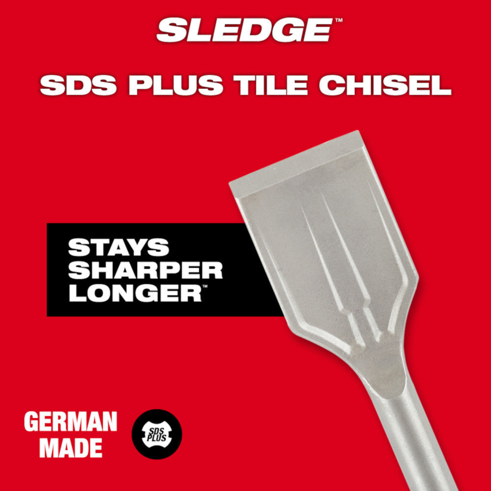 Milwaukee 48-62-6030 1-7/8 inch x 9-1/2 inch SDS PLUS SLEDGE Tile Chisel