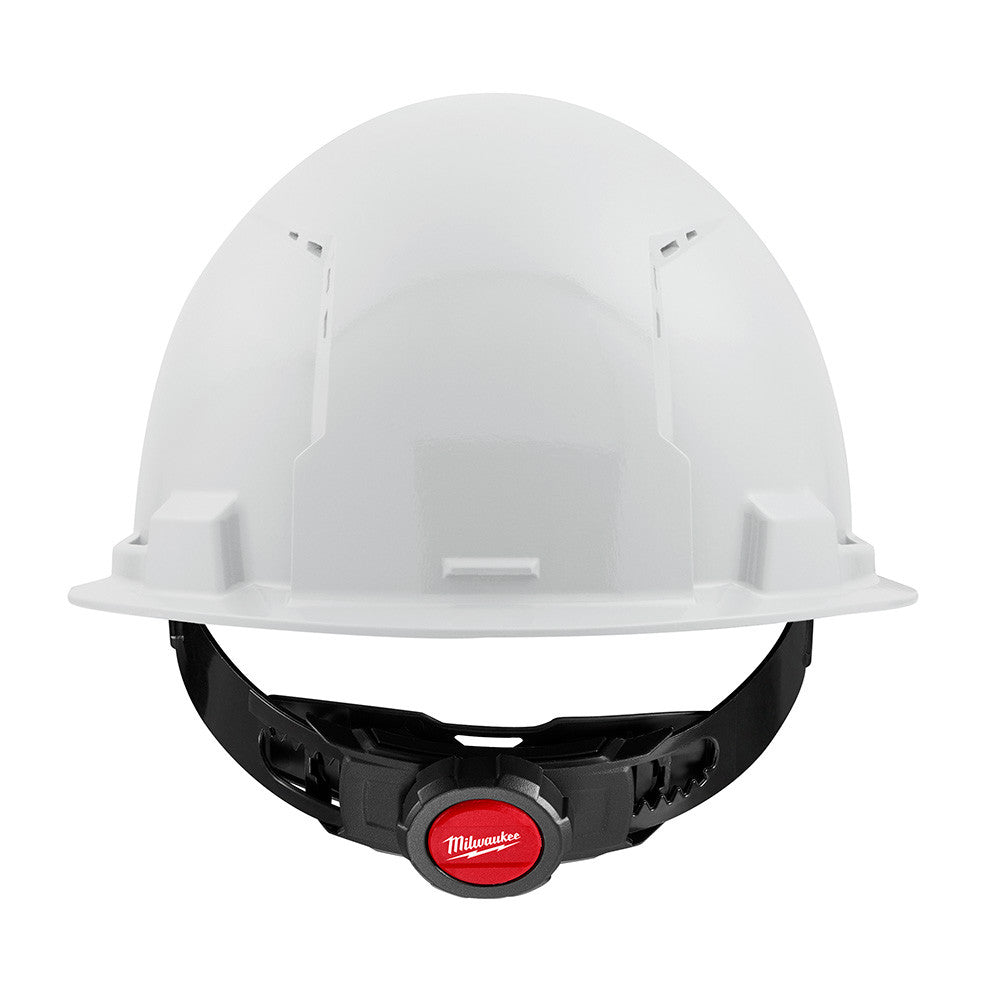 Milwaukee 48-73-1201 BOLT White Type 1 Class C Full Brim Vented Hard Hat with 4 Point Ratcheting Suspension