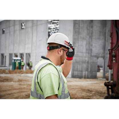 Milwaukee 48-73-1200 BOLT White Type 1 Class C Front Brim Vented Hard Hat with 4 Point Ratcheting Suspension