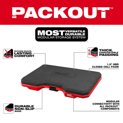 Milwaukee 48-73-6110 PACKOUT Kneeling Pad infographics
