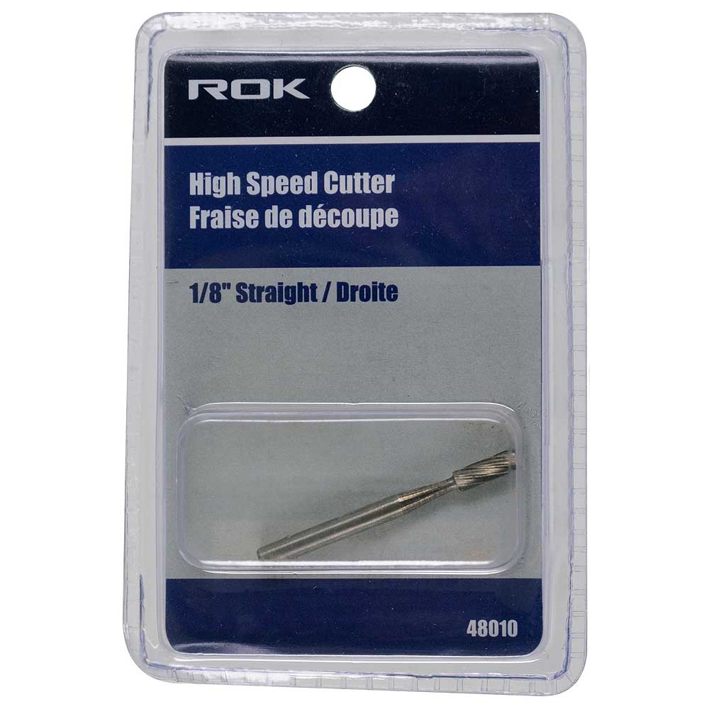 ROK 1/8in Straight High Speed Cutter Rotary Bit