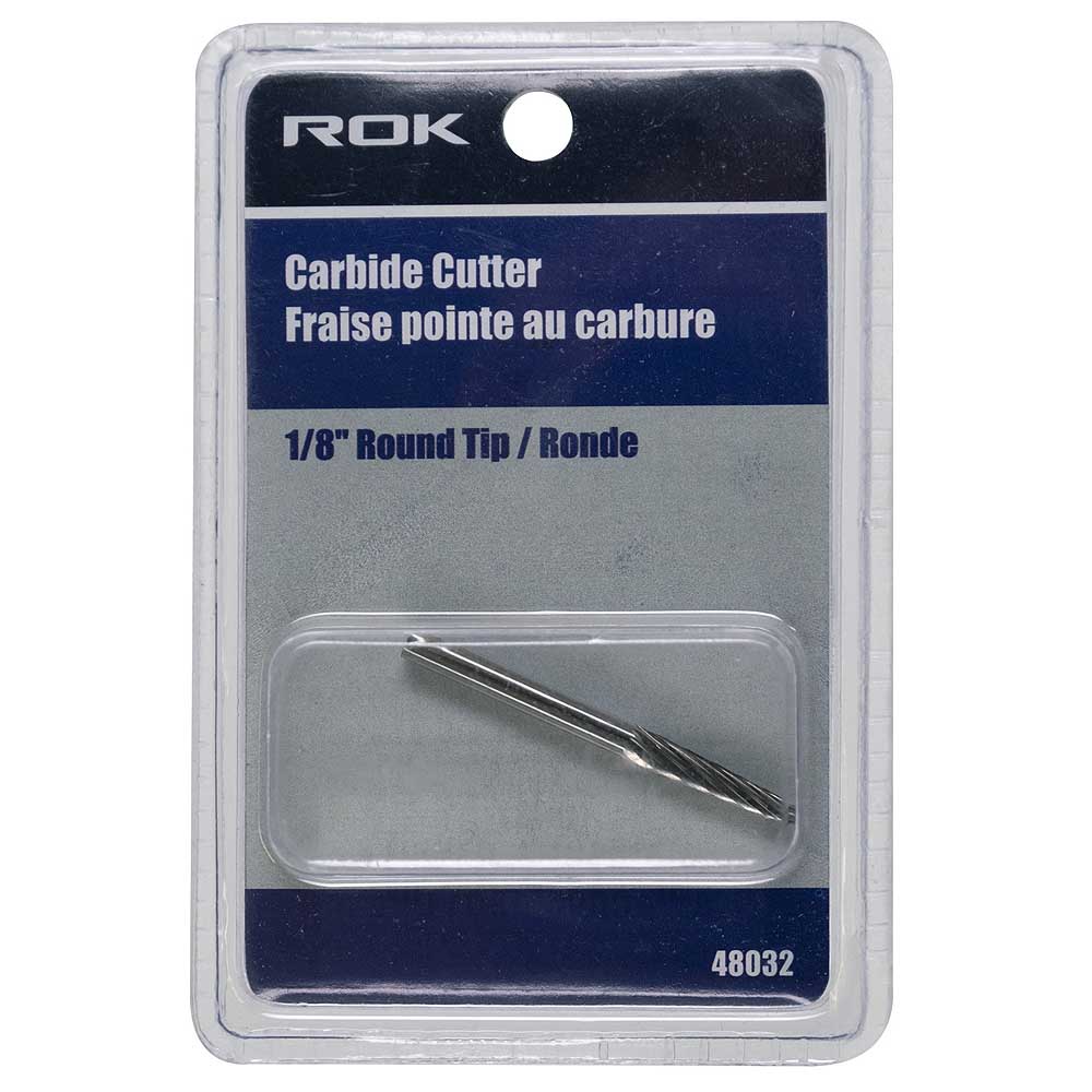 ROK 1/8in Round Tip Carbide Cutter Rotary Bit