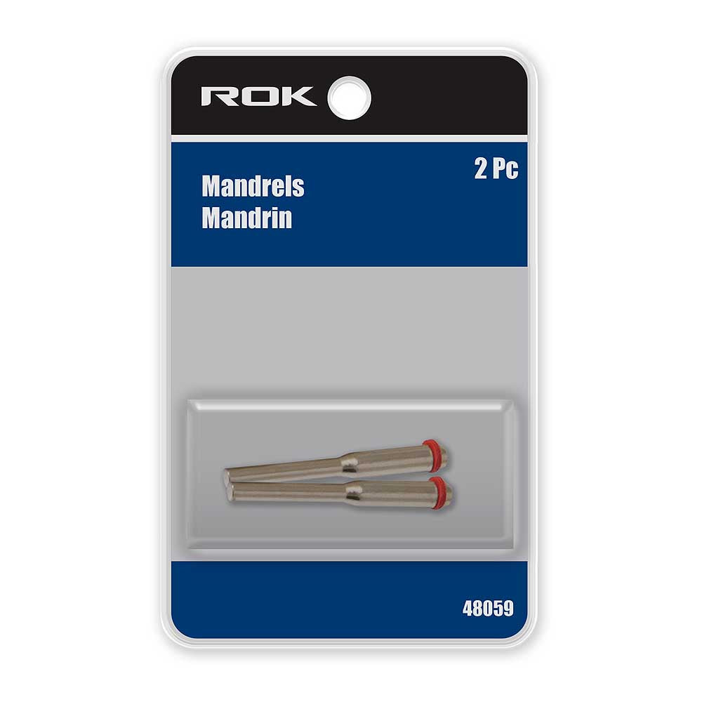 ROK 1/8in Shank Mandrels - 2pk