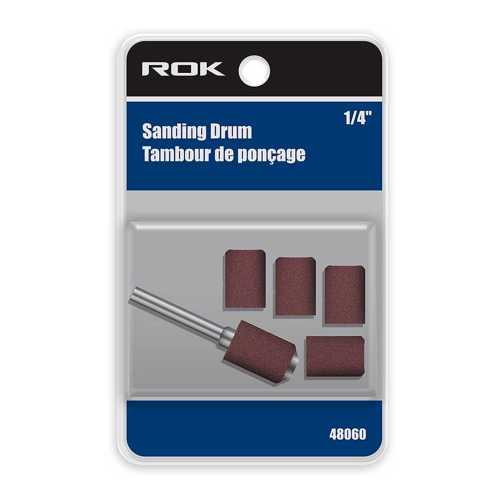 ROK 5pc 1/4in Sanding Drum Set