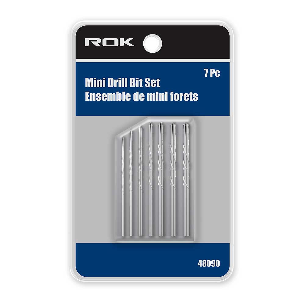ROK 7pc Mini Drill Bit Set
