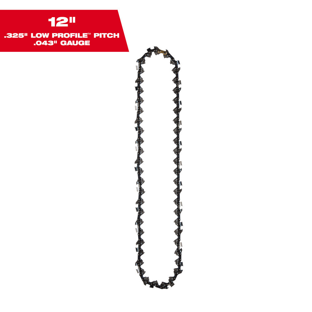 Milwaukee 12in Top Handle Chainsaw Chain