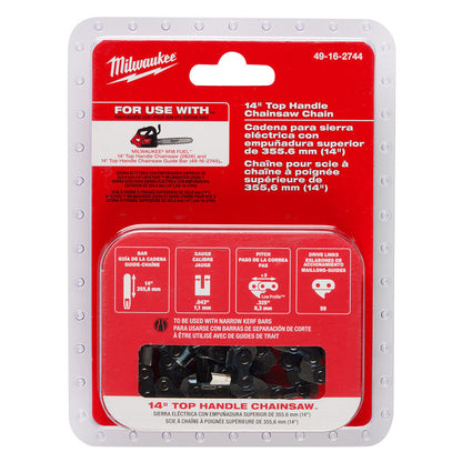Milwaukee 49-16-2744 14 inch Top Handle Chainsaw Chain
