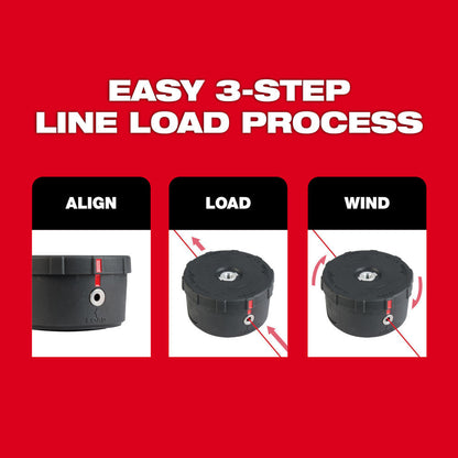 Milwaukee 49-16-2748 Replacement M18 Easy Load Trimmer Head