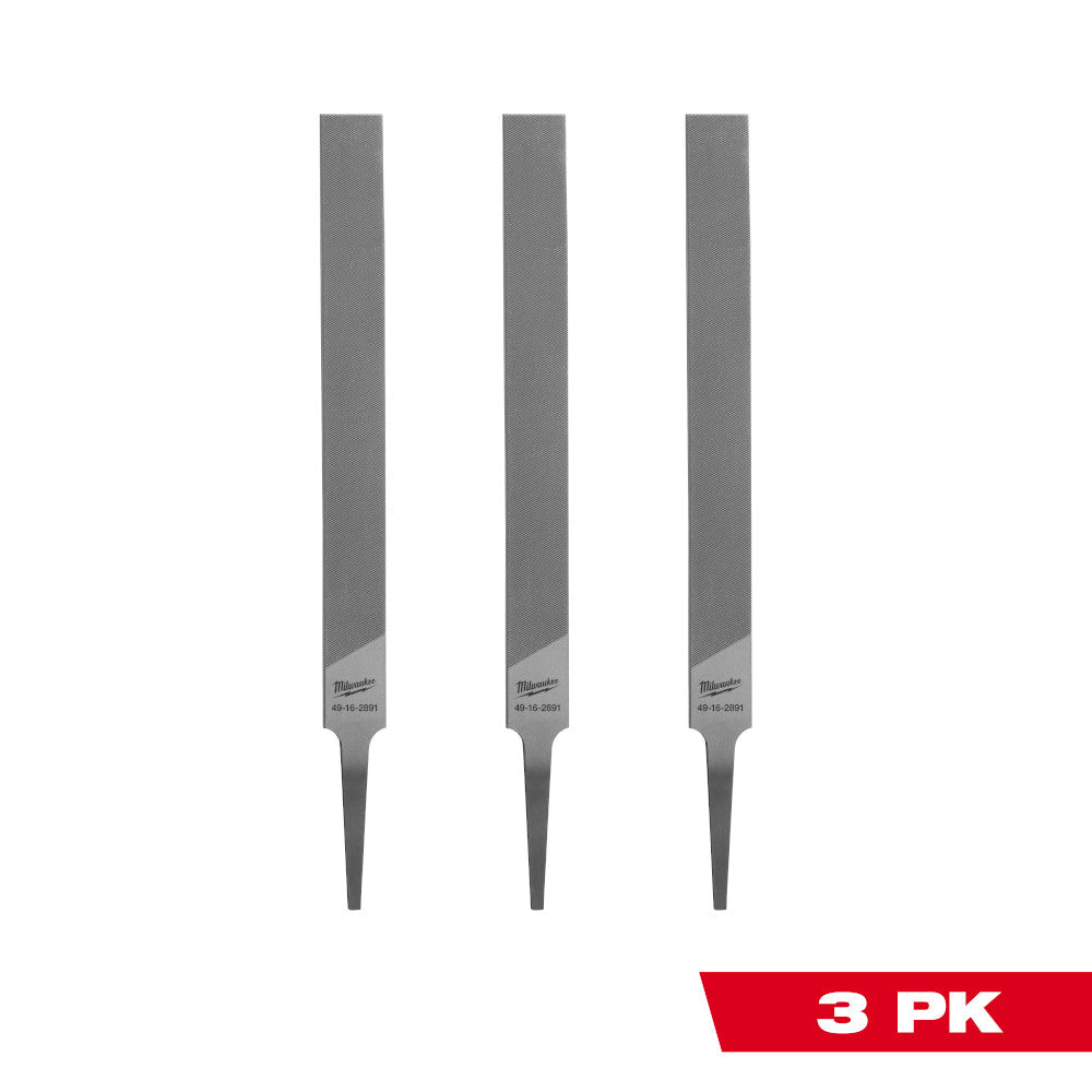 Milwaukee Flat File for Saw Chain - 3pk