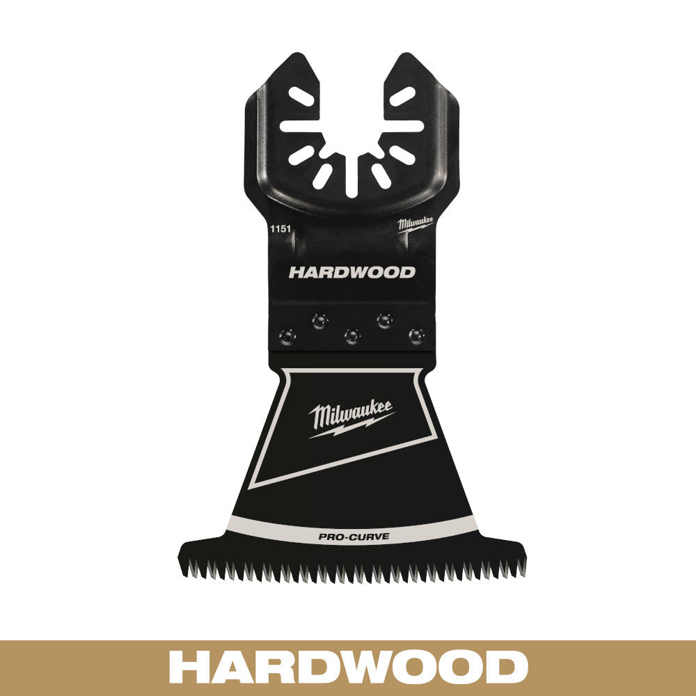 Milwaukee 49-25-1151 OPEN-LOK 2-1/2-inch Universal Fit HCS Japanese Teeth Hardwood Cutting Multi-Tool Oscillating Blade
