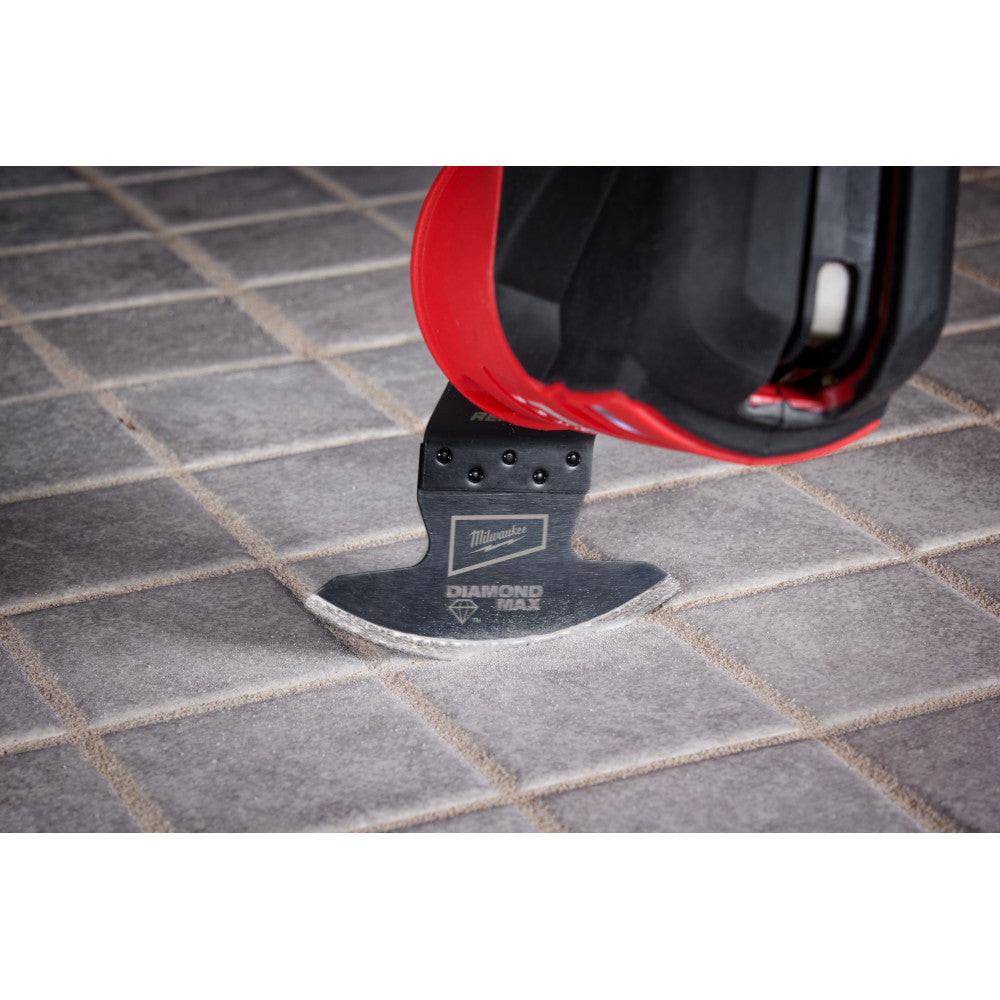Milwaukee 49-25-2272 OPEN-LOK DIAMOND MAX Multi-Tool Oscillating Diamond Grit Grout Removal Blade