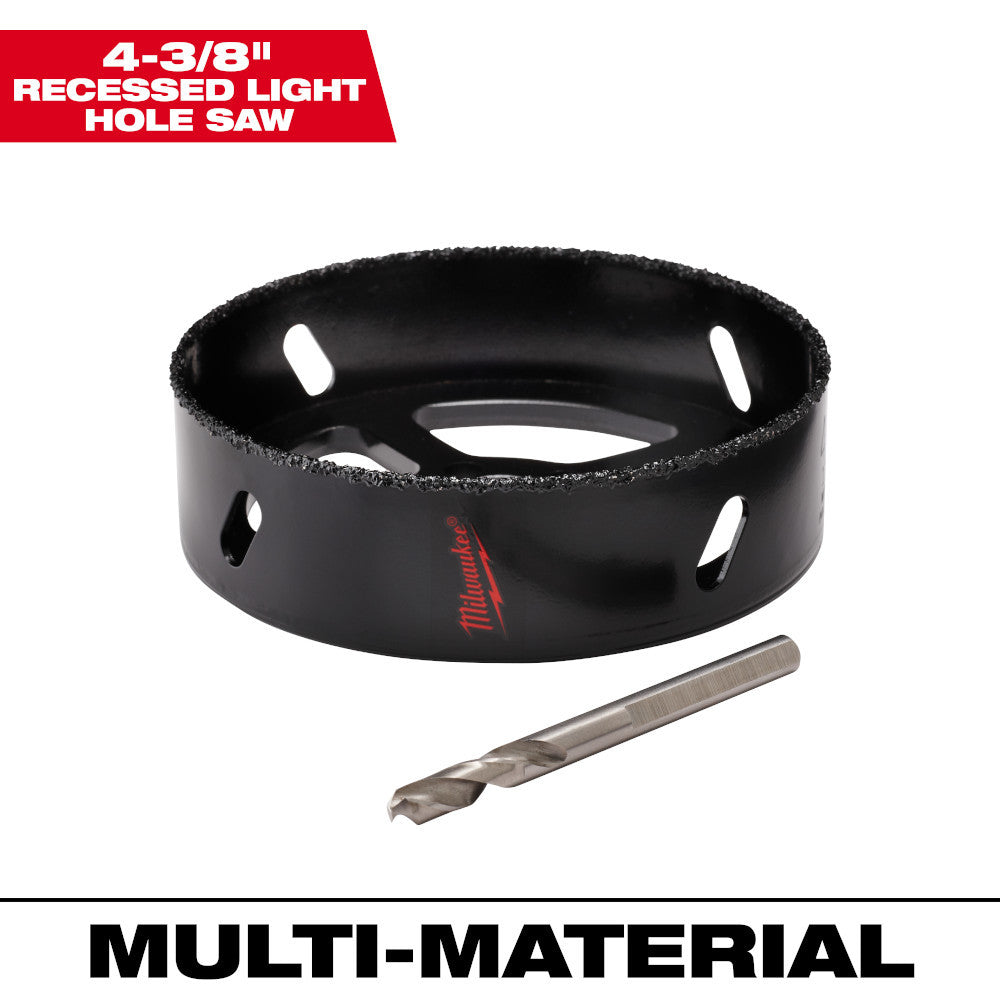 Milwaukee 49-56-0300 4-3/8 Inch Recessed Light Hole Saw