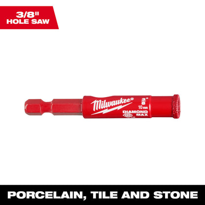 Milwaukee 49-56-0509 3/8 Inch Diamond Max Hole Saw