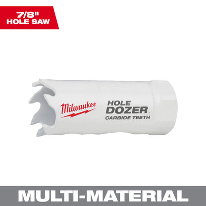 Milwaukee 49-56-0704 HOLE DOZER 7/8 inch Hole Saw with Carbide Teeth