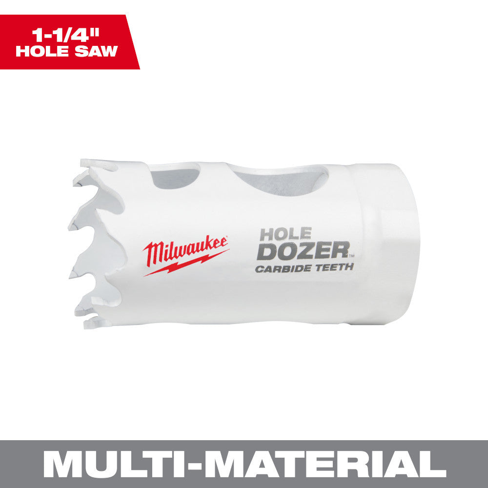 Milwaukee 49-56-0710 HOLE DOZER 1-1/4 Inch Hole Saw with Carbide Teeth