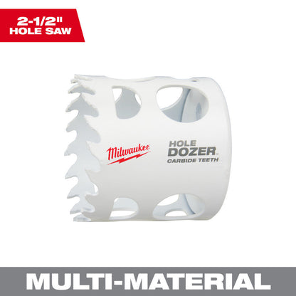 Milwaukee 49-56-0727 HOLE DOZER 2-1/2 Inch Hole Saw with Carbide Teeth