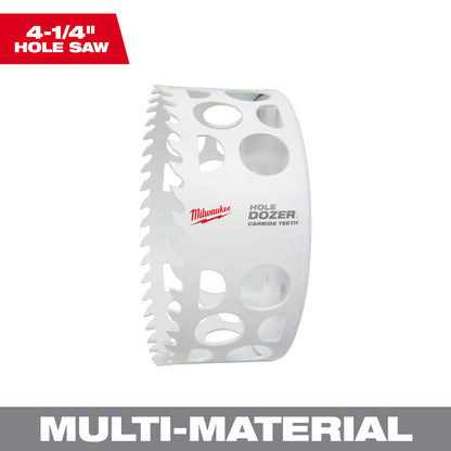 Milwaukee 49-56-0744 HOLE DOZER 4-1/4 Inch Hole Saw with Carbide Teeth