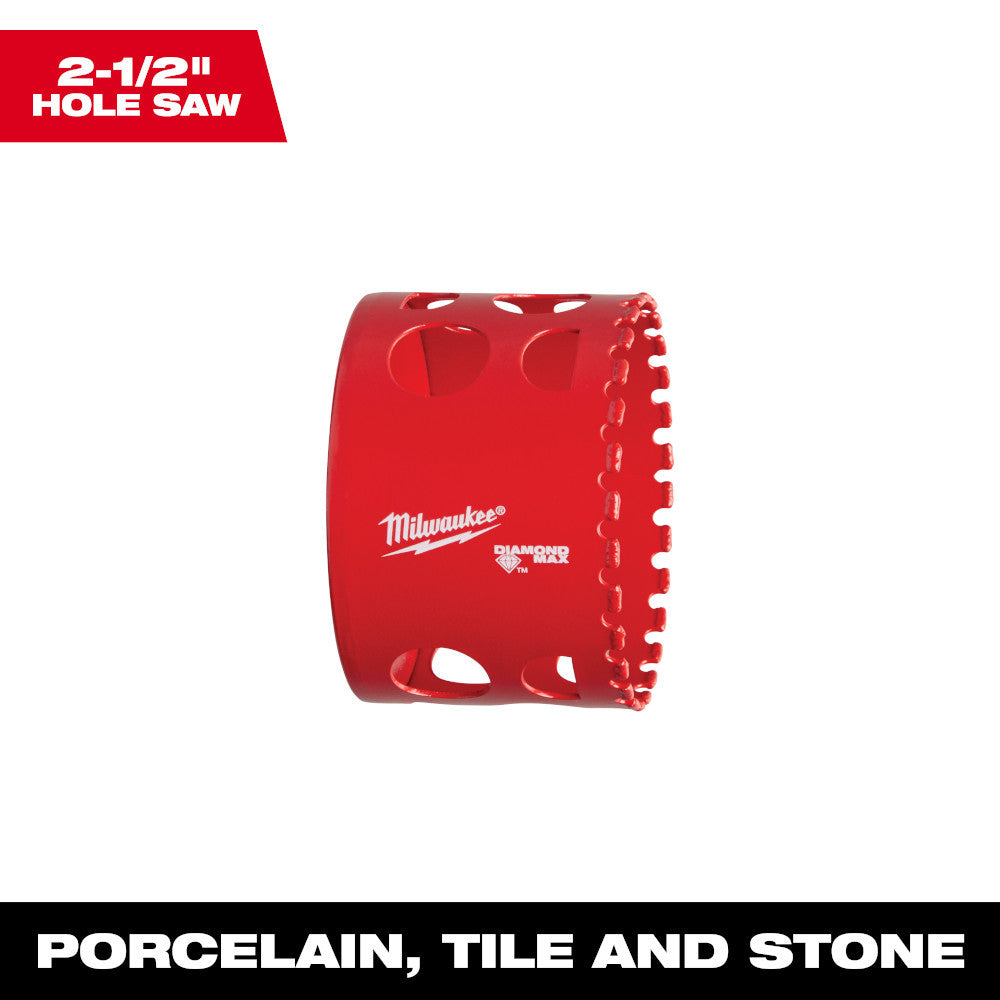Milwaukee 49-56-5660 2-1/2 Inch Diamond Max Hole Saw