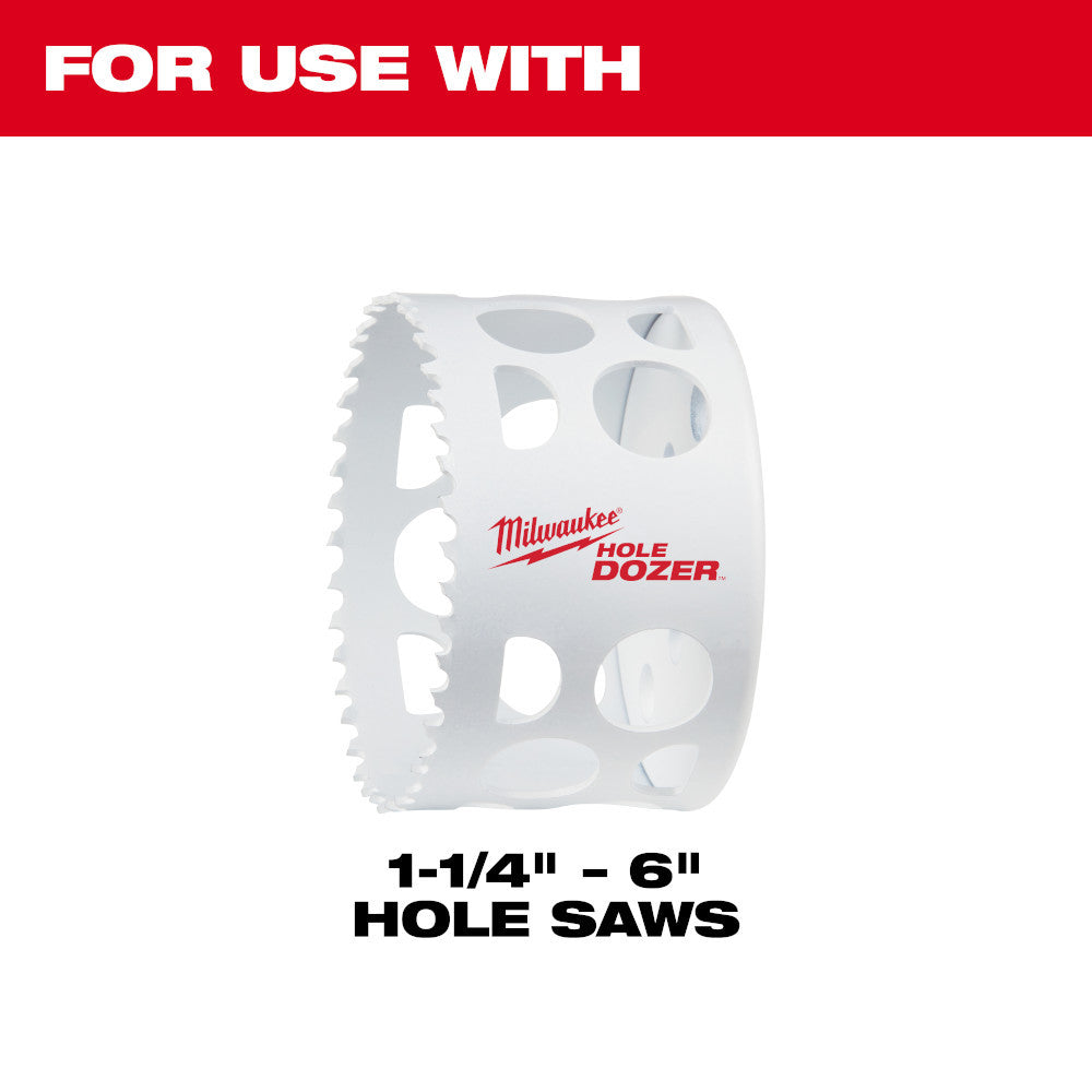 Milwaukee 3/8 inch Large Thread Quick Change Hole Saw Arbor