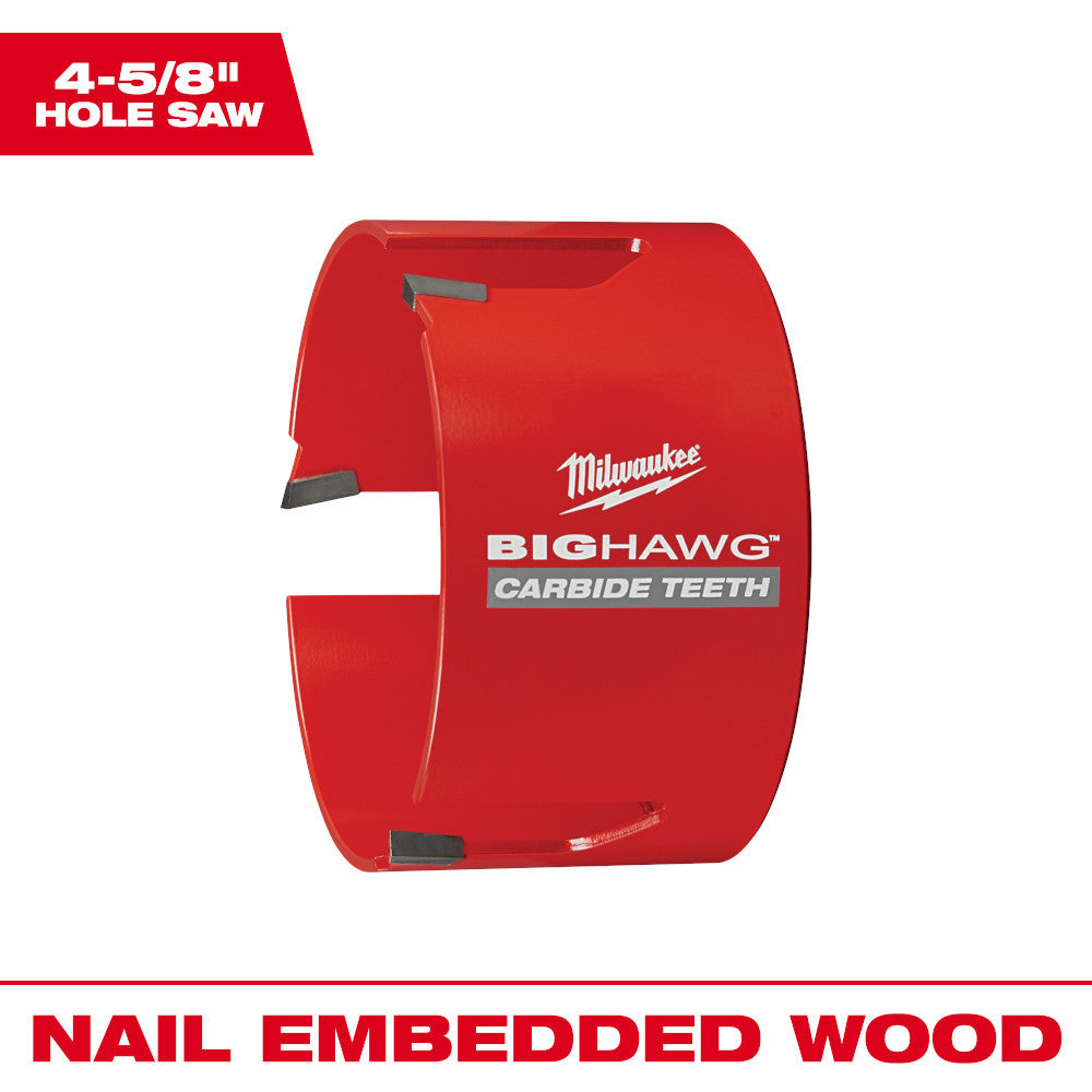 Milwaukee 49-56-9265 4-5/8 inch BIG HAWG Hole Saw  with Carbide Teeth