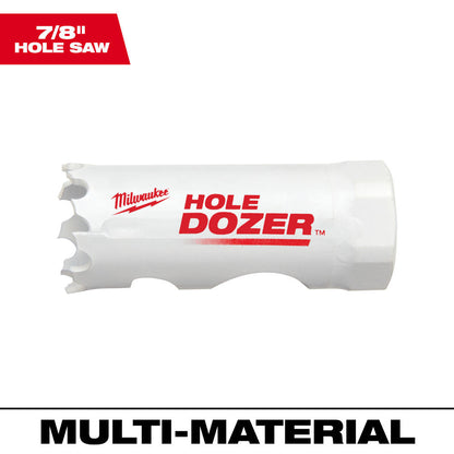 Milwaukee 49-56-0032 HOLE DOZER 7/8 Inch Bi-Metal Hole Saw
