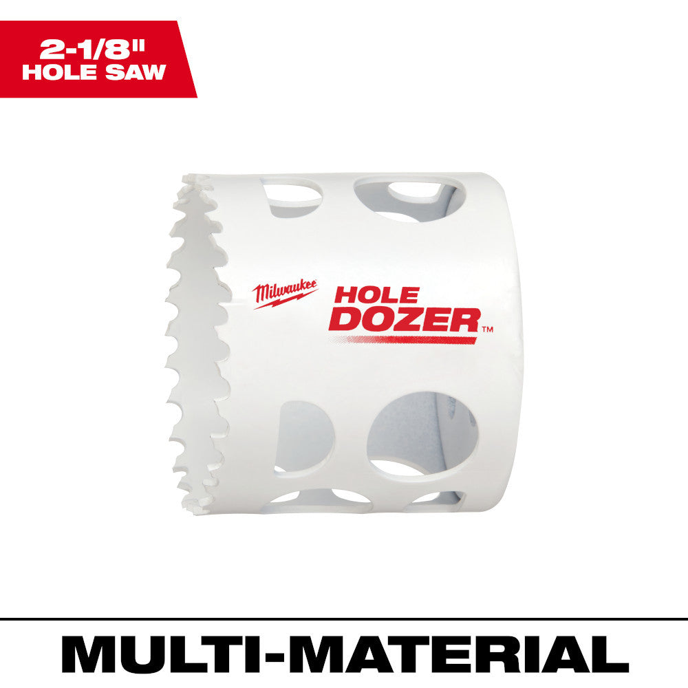 Milwaukee 49-56-0127 HOLE DOZER 2-1/8 Inch Bi-Metal Hole Saw
