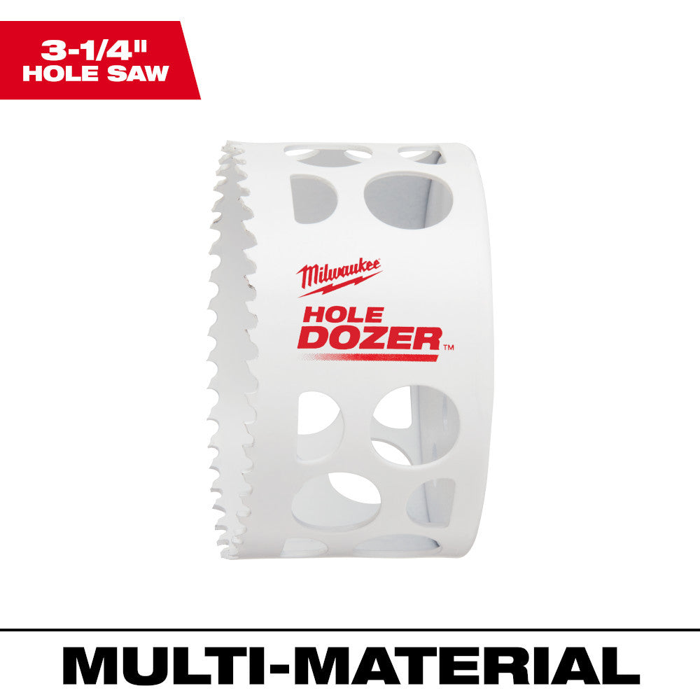 Milwaukee 49-56-0183 HOLE DOZER 3-1/4 Inch Bi-Metal Hole Saw