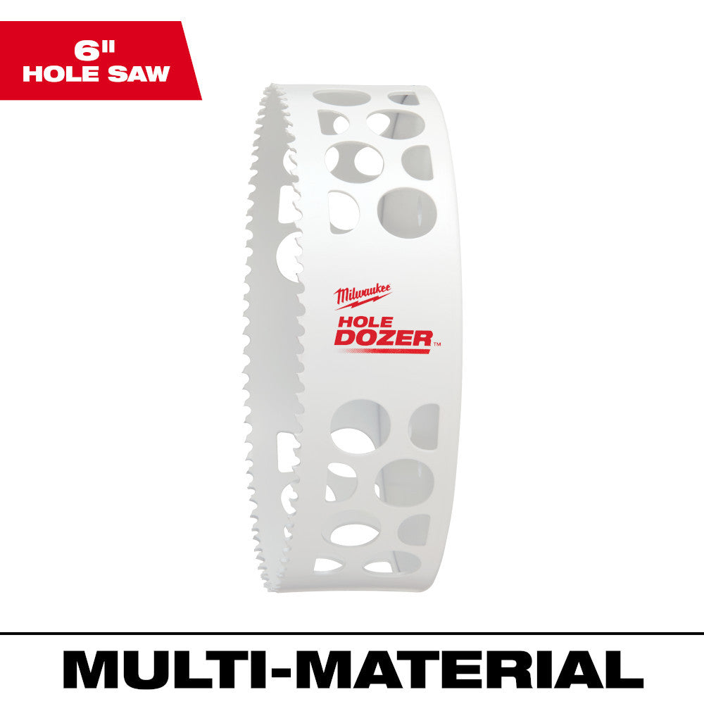 Milwaukee 49-56-0253 HOLE DOZER 6 Inch Bi-Metal Hole Saw