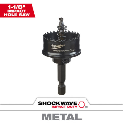 Milwaukee 49-56-9820 1-1/8 inch SHOCKWAVE Impact Duty Thin Wall Hole Saw